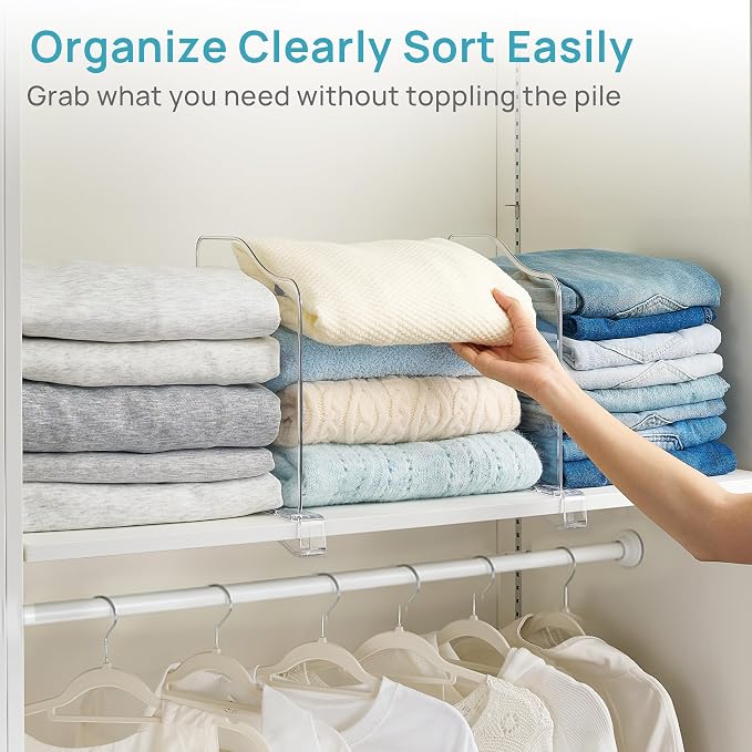 Vtopmart 12 Pack 12in Height Shelf Dividers - Image 4
