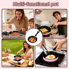 4.7 Inch Mini Frying Pan, Flat Bottom Design - Image 5