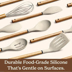 Country Kitchen Non Stick Silicone Utensil Set - Image 4