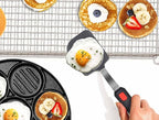 Mixed 5 Piece Silicone Spatula Set, 600F Heat-Resistant No-Melt Rubber Spatula - Image 2