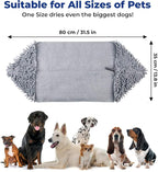 Muddy Mat Doggy Dryer, Highly Absorbent Microfiber Washable Dog Shammy Quick - Image 9