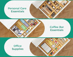 Bamboo Kitchen Drawer Organizer Boxes – 9" x 3" Stackable Wood Silverware - Image 5