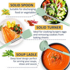 Silicone Cooking Utensil Set, Fungun Non-stick Kitchen Utensil 24 Pcs Cooking - Image 4