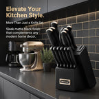 McCook® Knife Sets, German Stainless Steel Knife Block Sets - Image 8