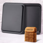 Small Baking Sheets, Nonstick Baking Toaster Oven Tray Cookie Sheet, 1 or 2 - Image 5