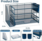 OPNICE Desk Organizer, 4-Tier Desktop File Organizer - Image 3