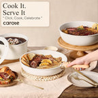 CAROTE 33pcs Pots and Pans Non Stick, Cookware Sets Detachable Handle, - Image 4