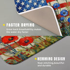 Patriotic American Flag Dish Drying Mat - Image 3