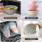 Zulay Kitchen 12 Piece Plastic Mixing Bowls - Image 7