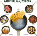 Goodful All-in-One Pan, High-Performance Cast Construction, Dishwasher Safe - Image 3