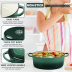 E-far 5QT Oval Dutch Oven Pot - Image 3