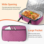 Insulated Casserole Carrier Portable Food Tote - Image 5