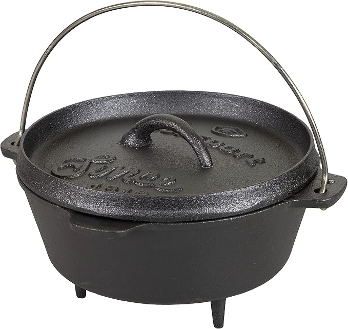 Stansport Pre-Seasoned Cast Iron Dutch Oven by Stansport