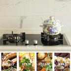 Retro Flower Enamel Stockpot - Image 7