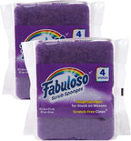Fabuloso Scratch-Free Kitchen Dish Sponges, Counters and Sinks, Tough on Messes by Fabuloso