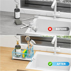 Cisily Sponge Holder for Kitchen Sink, Sink Caddy Organizer - Image 7