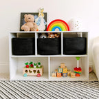 NaturalCozy Storage Cubes 9”x9”x7”Cotton Rope Woven Baskets - Image 3