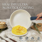 8Pcs Pots and Pans Set Nonstick Ceramic Cookware Set Removable Handle Induction - Image 3