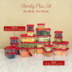 IRIS USA 44 PC Plastic Food Storage Containers - Image 2