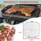2-Pack Splatter Shield for Ninja AG300 AG301 AG301C AG300C Foodi Air Fryer - Image 2