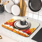 Fall Maple Leaves Dish Drying Mat - Image 2