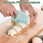 5-Pack Dough Scraper Bowl Food-safe Plastic Dough Cutter Flexible Bench - Image 5