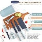 Knife Set, 7-Piece Kitchen Knife Set - Image 2