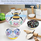 5-Size Reusable Beeswax Bowl Covers - Image 4