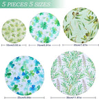 5 Pieces Bowl Covers Reusable, 5 Size Elastic Cloth Bowl Covers - Image 2