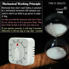 Square 60 Minute Mechanical Kitchen Timer - Image 6
