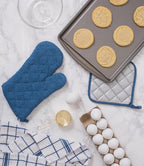 DII Basic Terry Collection 100% Cotton Quilted, Oven Mitt, 2 Piece - Image 3