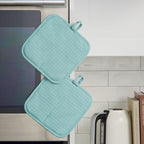 KITCHENAID Gourmet Series Gridlines Pot Holders 2-Pack Set, Heat Resistant up - Image 5