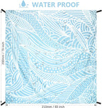 HIHOHO Beach Blanket Waterproof Sandproof Extra Large Beach Mat 79" X - Image 2