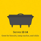 Lodge Boy Scouts of America Cast Iron Camp Dutch Oven, Pre-Seasoned - Image 6