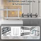 ZOINLIY Pull Out Cabinet Organizer, Versatile Slide Out Kitchen Organizers and - Image 3