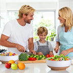 AmorArc 9.8’’ Extra Large Ceramic Salad Bowls, 90 OZ Serving Bowls Set of 2 - Image 5