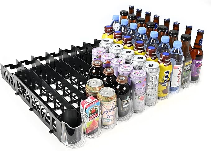 Visi-FAST Spring Push Drink Dispenser, Refrigerator Organizers and Storage by DisplayTechnologies