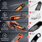 TempPro TP610W Rechargeable Instant Read Thermometer - Image 5