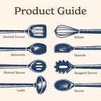 Country Kitchen Non Stick Silicone Utensil Set - Image 3