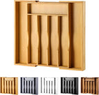 Expandable Bamboo Kitchen Drawer Organizer by oridom