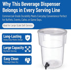 Carlisle FoodService Products Round Beverage Dispenser Drink Dispenser - Image 3