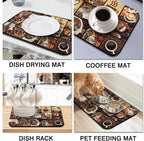 Fun Coffee Mat 19inx12in, Coffee Bar Mat - Image 2