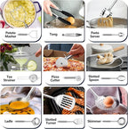 E-far Stainless Steel Kitchen Utensils Set, 39-Piece Cooking Utensils Set - Image 3
