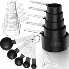 16PCS Measuring Cups and Spoons Set, Measuring Spoon Set by CreateHarmonyWithYourPet