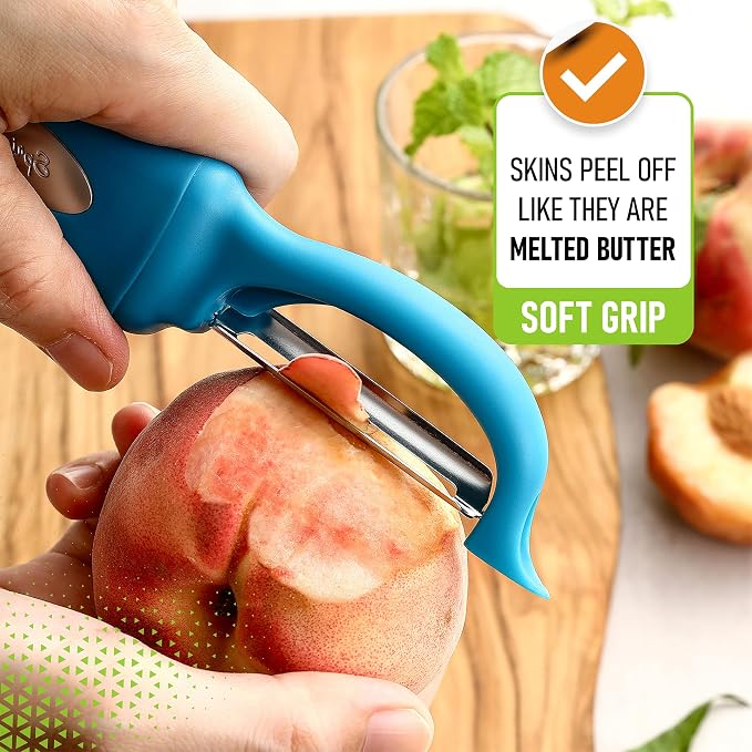 Spring Chef Stainless Steel Swivel Potato Peelers - Image 4