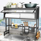 Over The Sink Dish Drainer Drying Rack 3 Tiers - Image 2