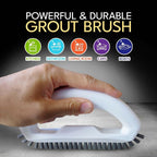 Grout Brush with Stiff Nylon Bristles, Heavy Duty Hand Grout Scrub Brush - Image 2