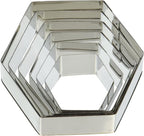 Ateco Plain Hexagon Cutter Set 6pc - Image 2