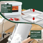CEKEE 4 PCs Small Baking Sheet - Image 6