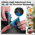 Upgraded Rolling Knife Sharpener Kit – Adjustable 10 – 40°, Removable Diamond - Image 4